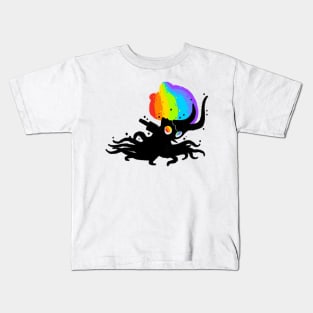 Rainbow Broken Vessel [BLACK] Kids T-Shirt